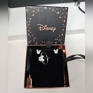 Mickey ring and earrings